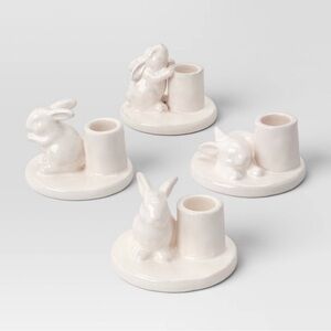 Threshold™ 4pk Easter Bunny Taper Holders - Threshold™